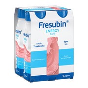 Fresubin Energy Drink, płyn o smaku truskawki, 4 x 200 ml