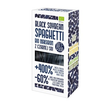 Diet-Food Makaron sojowy czarny Spaghetti, 200 g