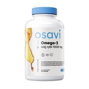 Osavi Omega-3 olej rybi 1000 mg, kapsułki, smak cytrynowy, 180 szt.