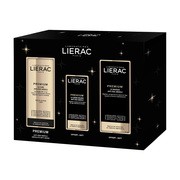 alt Zestaw Promocyjny Lierac Premium, absolutne działanie anti-aging, kuracja, 30 ml + maska, 75 ml + krem pod oczy, 15 ml
