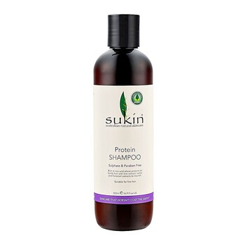 Sukin, szampon proteinowy do włosów osłabionych i zniszczonych, 500 ml