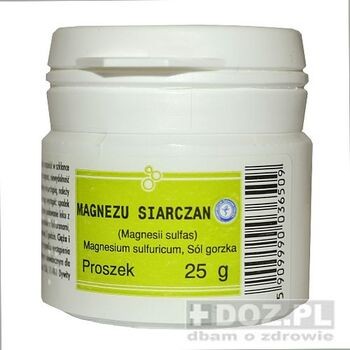 Magnesium sulfuricum, substancja, 25 g