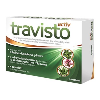 Travisto activ, 0,015g+0,01g+1mg, tabletki, 30 szt.