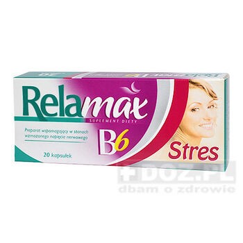 Relamax B6 Stres, kapsułki, 20 szt