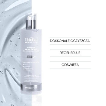 L`Biotica Estetic Clinic, kojąco-nawilżający żel do twarzy, 200 ml