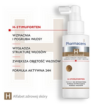 Pharmaceris H-Stimuforten, preparat do intensywnej kuracji stymulującej wzrost włosów, 125 ml