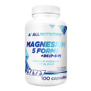 Allnutrition, Magnesium 5 Forms + B6 (P-5-P), kapsułki, 100 szt. https://azcdn.doz.pl/image/d/product/baa04907-scale-180x180.png