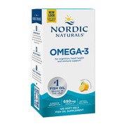 Nordic Naturals, Omega-3 690 mg, kapsułki, 120 szt.        
