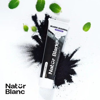 Sylveco Natur Blanc Black Diamond, wybielająca pasta do zębów, 100 ml