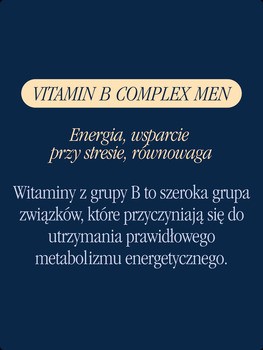 Health Labs Men Vitamin B Complex, kapsułki, 60 szt.
