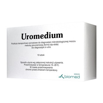 Uromedium, podłoże transportowo-wzrostowe do diagnostyki moczu, 10 szt.