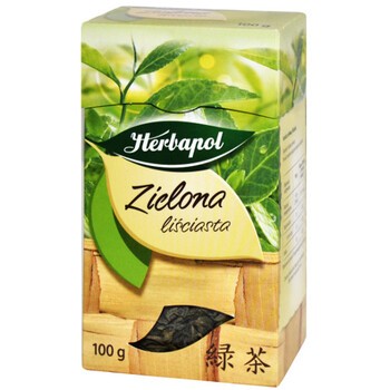 Herbata zielona, liściasta (Herbapol Lublin), 100 g