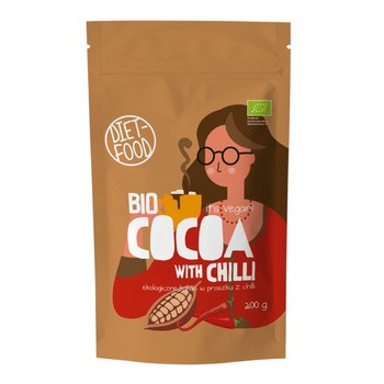 Diet-Food, Bio kakao z chilli, 200 g