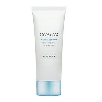 Skin1004 Madagaskar Centella Water-Fit Sun Serum, lekki nawilżający krem przeciwsłoneczny z SPF 50+/PA++++, 100 ml