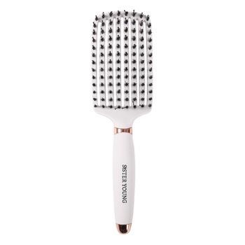 Sister Young, Ovia BV Nude, szczotka do włosów z naturalnego włosia dzika, 1 szt.