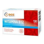 alt DOZ PRODUCT Witamina B12, tabletki powlekane, 100 szt.