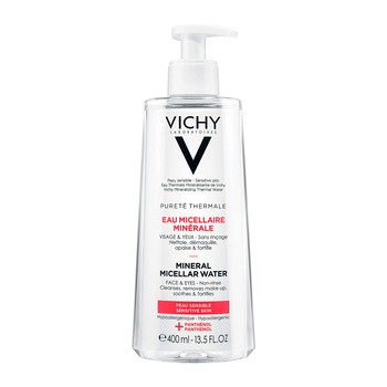 Vichy Purete Thermale, Mineralny płyn micelarny dla skóry wrażliwej, 400 ml