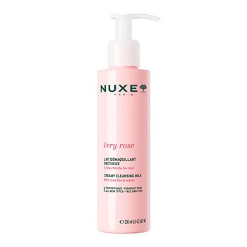 Nuxe Very Rose, kremowe mleczko do demakijażu, 200 ml