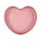 Canpol Babies, silikonowy talerz z przyssawką, Serce, 6 m+, różowy, 1 szt.