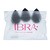 Ibra Makeup Blender Sponge, gąbeczki do makijażu, czarne, 3 szt.