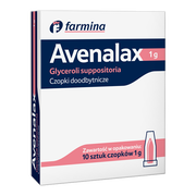 Avenalax (Czopki glicerolowe), 1 g, 10 szt. (Avena)