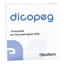 Dicopeg, proszek do sporządzania roztworu doustnego, 10 g, 14 saszetek