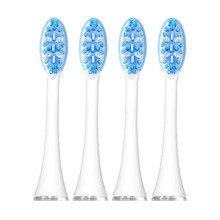 Vitammy Platinum i Pearl +, końcówki do szczoteczek sonicznych, białe, 4 szt.