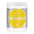 Kallos Kjmn, maska wzmacniająca do włosów suchych, słabych i pozbawionych połysku, Banana, 1000 ml