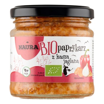 Naura, paprykarz z kaszą jaglaną wegański bio, 190 g