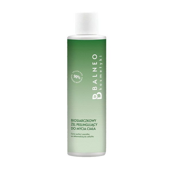 Balneokosmetyki Balneokosmetyki, biosiarczkowy żel peelingujący do mycia ciała, 250 ml — Składniki i ocena