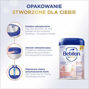 Bebilon Profutura Duo Biotik 4, proszek, 24m+, 800 g