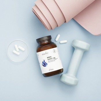 Aura Herbals MSM 1400 mg, siarka organiczna, kapsułki, 120 szt.