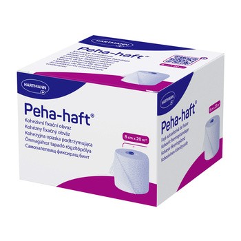Peha-haft, opaska podtrzymująca, kohezyjna, 8 cm x 20 m,1 szt.