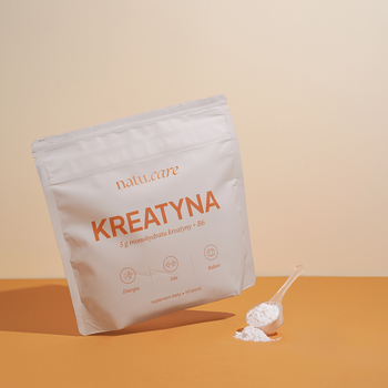 Natu Care Kreatyna monohydrat + B6, proszek, 300 g