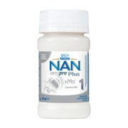 Nan Optipro Plus 1 HM-0, mleko początkowe, płyn, 90 ml x 32 szt.