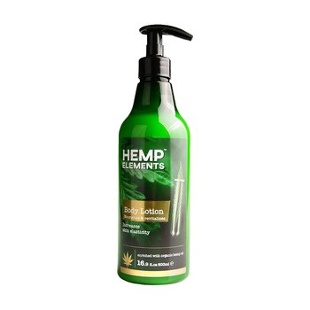 Hemp Elements, regenerujący balsam do ciała z olejem konopnym, 500 ml