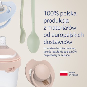 Canpol Lovi Mammafeel, smoczek dynamiczny 3m+, wolny, 1 szt.