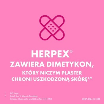 Herpex, 50 mg/g, krem, 2 g (tuba)