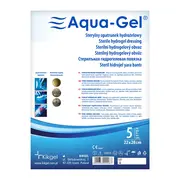 Aqua-Gel, opatrunek hydrożelowy, 22 cm x 28 cm, 5 szt. https://azcdn.doz.pl/image/d/product/c8dca4db-scale-180x180.png