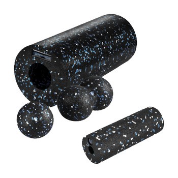 Spokey Rullo Plus, zestaw akcesoriów do masażu, wałek, miniroller, piłki, 4 szt.