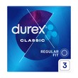 Durex Classic, prezerwatywy ze środkiem nawilżającym, 3 szt.