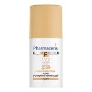 Pharmaceris F, fluid ochronno-korygujący, Sand 02, SPF 50+, 30 ml https://azcdn.doz.pl/image/d/product/566359e1-scale-180x180.png