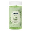 On Line Aloe Touch, sól do kąpieli z aloesem i oliwą z oliwek, 800 g