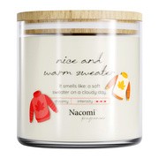 Nacomi Fragrances, nice and warm sweater, świeca sojowa, 450 g        