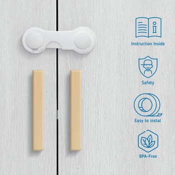 Sipo, blokada do szaf i szuflad na zatrzask, 10 szt.