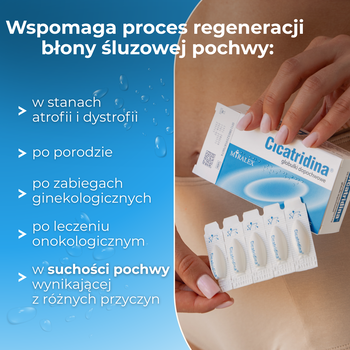 Cicatridina, globulki dopochwowe, 10 szt.