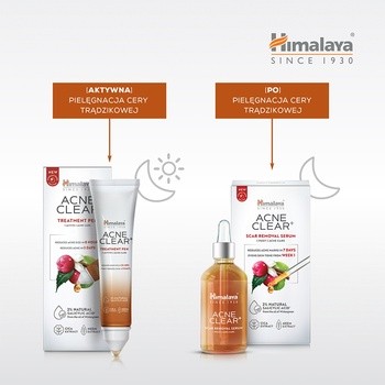 Himalaya Acne Clear+, punktowy preparat na zmiany trądzikowe, 15 ml