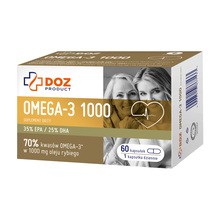 DOZ Product Omega-3 1000, kapsułki miękkie, 60 szt.