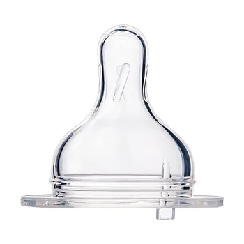 Canpol EasyStart silikonowy smoczek do butelek szerokich średni 6-12m 1szt