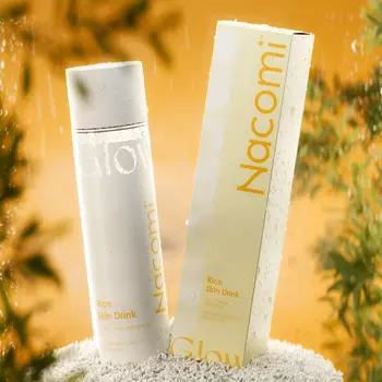 Nacomi Rice Skin Drink, esencja kojąca, 200 ml